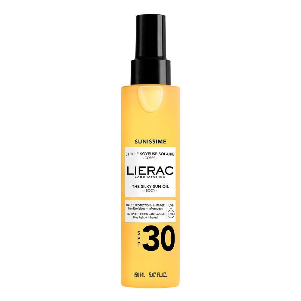 Lierac Sunissime The Silky Sun Body Oil Το Μεταξένιο Αντηλιακό Λάδι Σώματος SPF30, 150ml