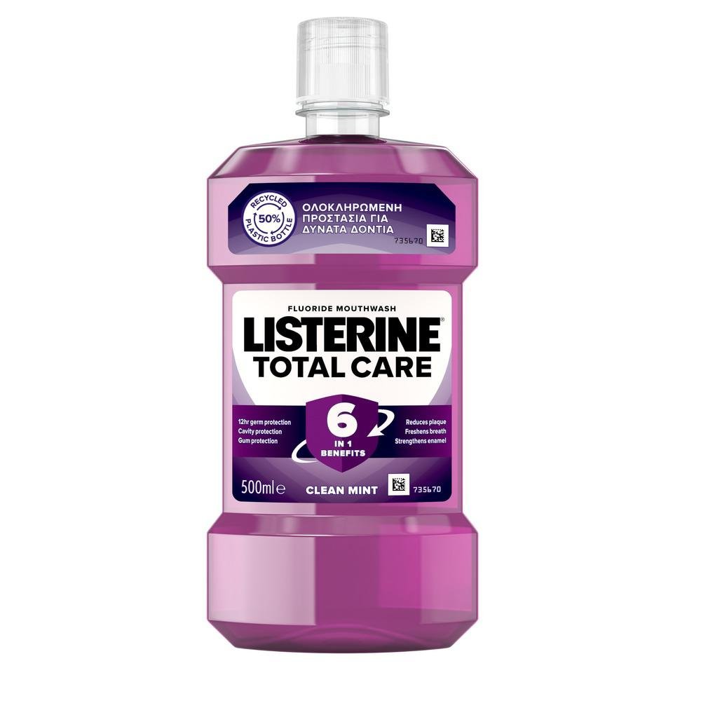 Listerine Total Care Clean Mint Στοματικό Διάλυμα, 500ml