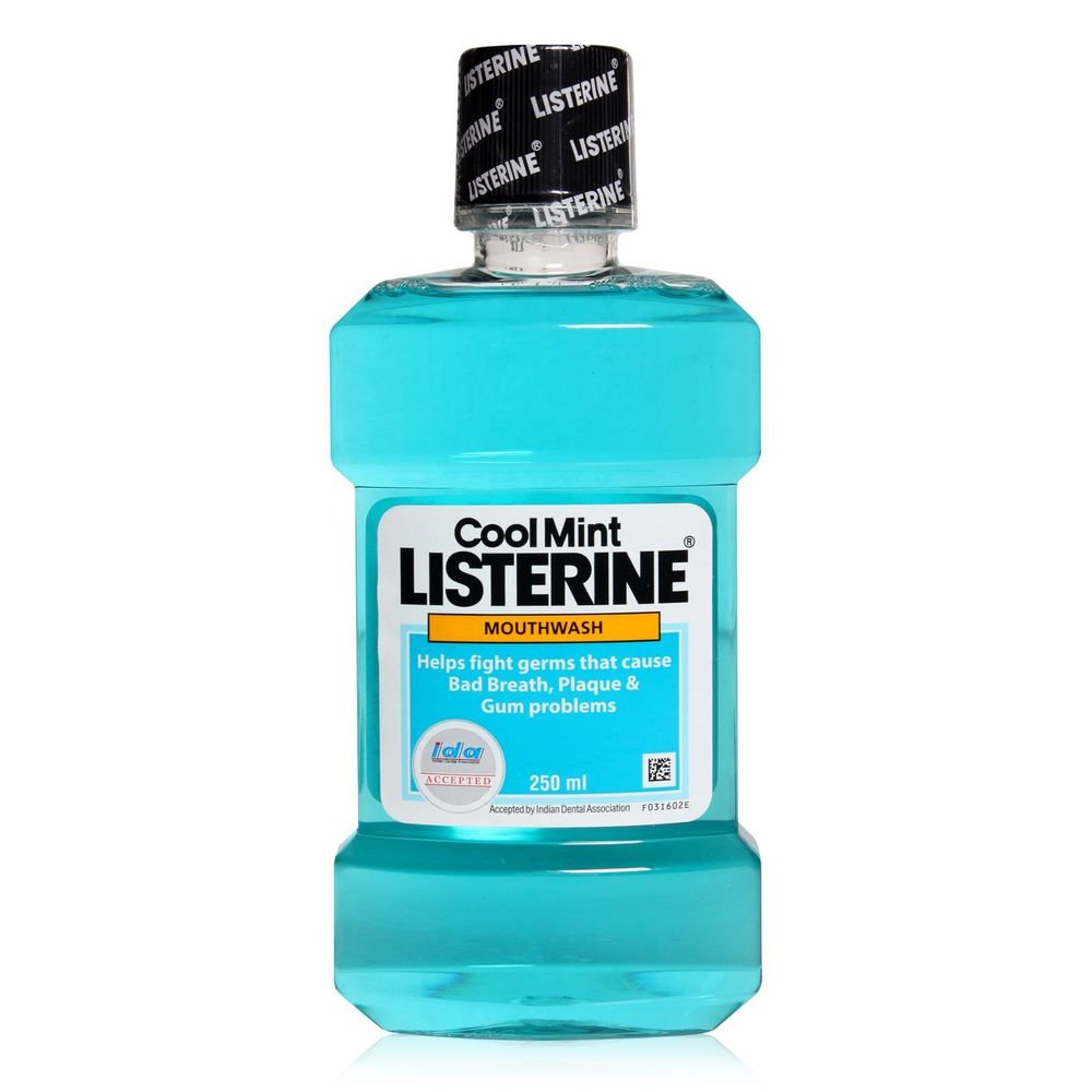 Listerine Cool Mint Στοματικό Διάλυμα κατά της Πλάκας και της Κακοσμίας, 250ml