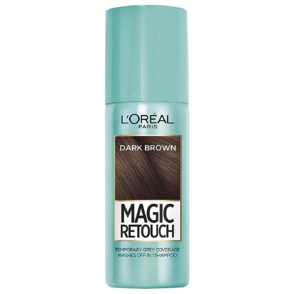 L'Oreal Paris Magic Retouch Dark Brown Spray Κάλυψης Λευκών Ριζών 75ml.