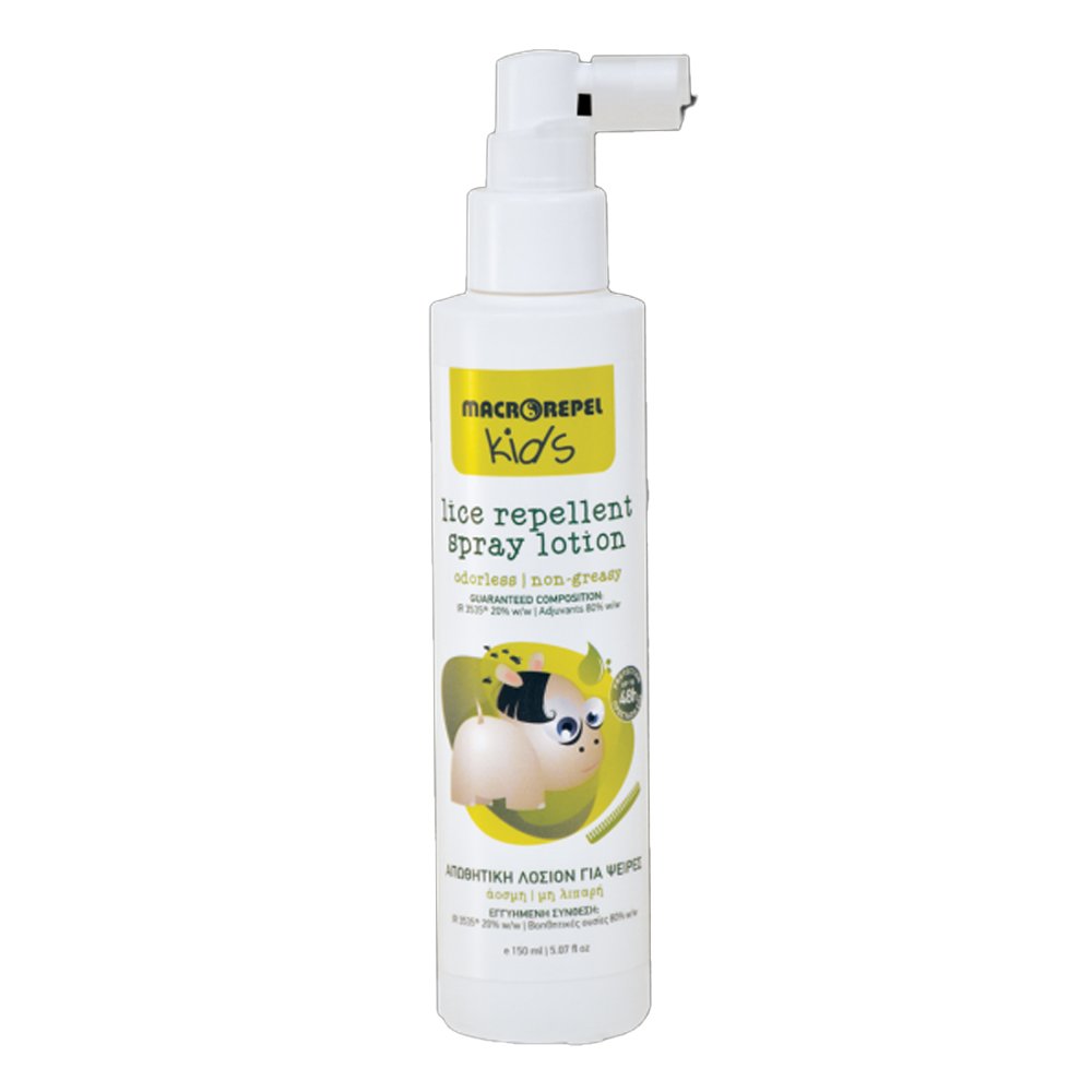 Macrovita Kids Lice Repellent Spray Lotion Απωθητική λοσιόν για ψείρες, 150ml