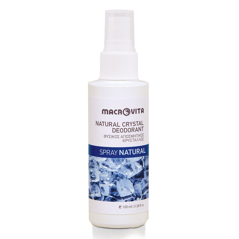 Macrovita Φυσικός Αποσμητικός Κρύσταλλος Spray Natural, 100ml