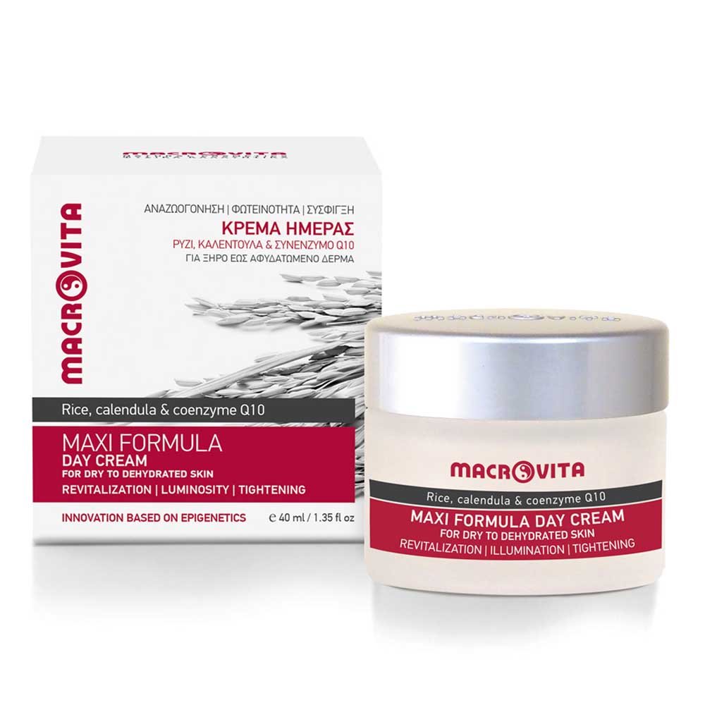 Macrovita Maxi Formula Day Cream Κρέμα Ημέρας Για Ξηρό εως Αφυδατωμένο Δέρμα, 40ml