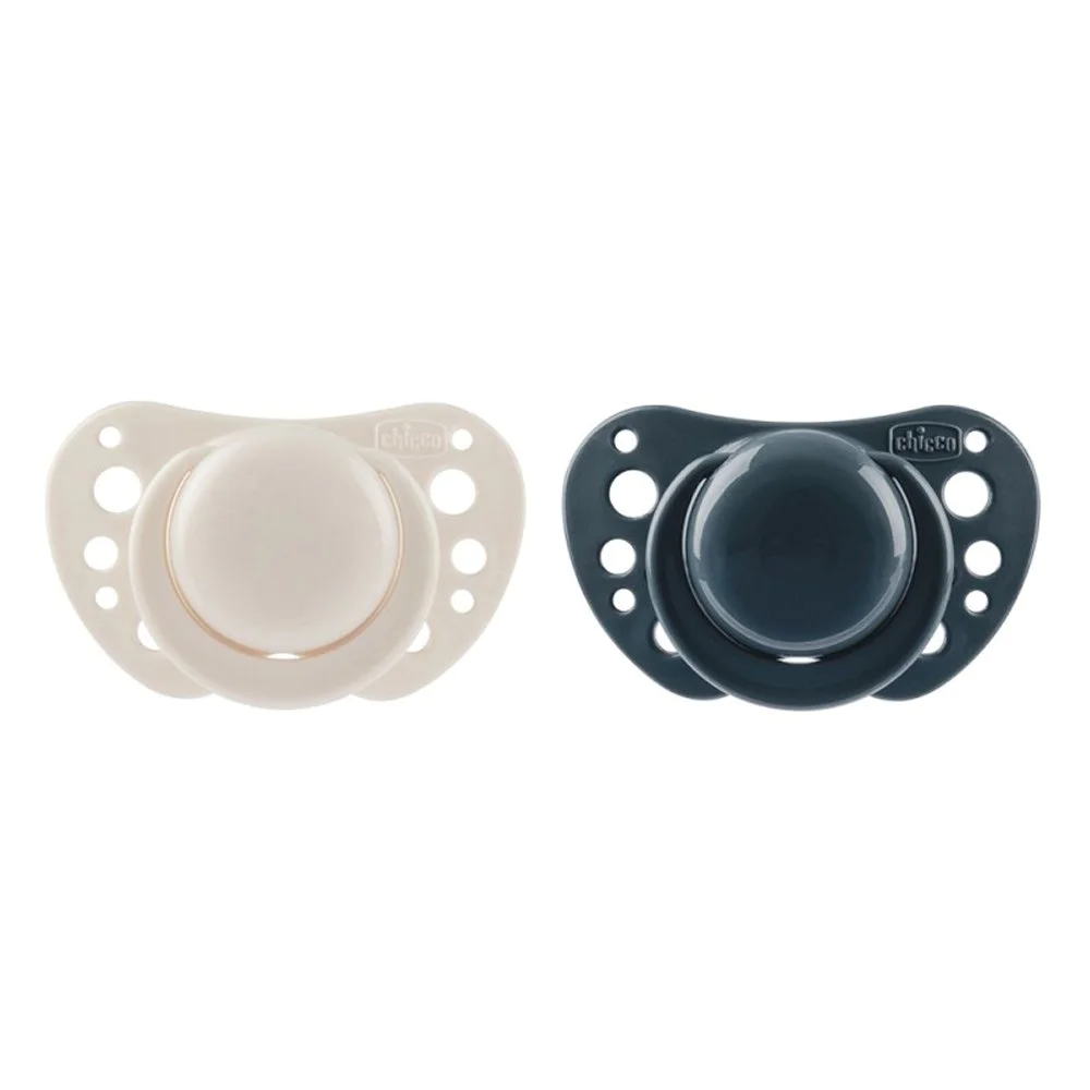 Chicco Physio Air Πιπίλες Σιλικόνης Μπλε - Λευκή για 6-16m, 2τμχ Chicco Physio Air Πιπίλες Σιλικόνης Μπλε - Λευκή για 6-16m, 2τμχ