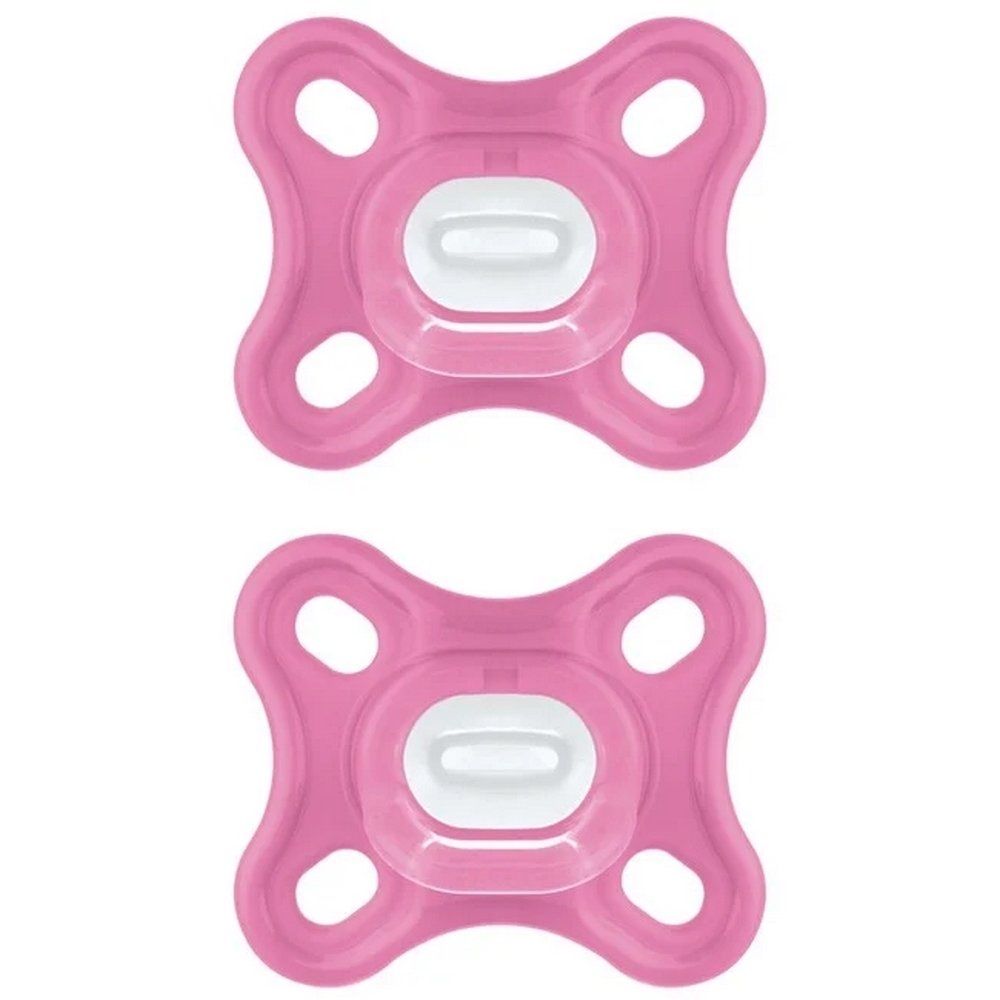 Mam 126s Comfort Ορθοδοντική Πιπίλα από Σιλικόνη 0-2m Ροζ, 2τμχ Mam 126s Comfort Ορθοδοντική Πιπίλα από Σιλικόνη 0-2m Ροζ, 2τμχ