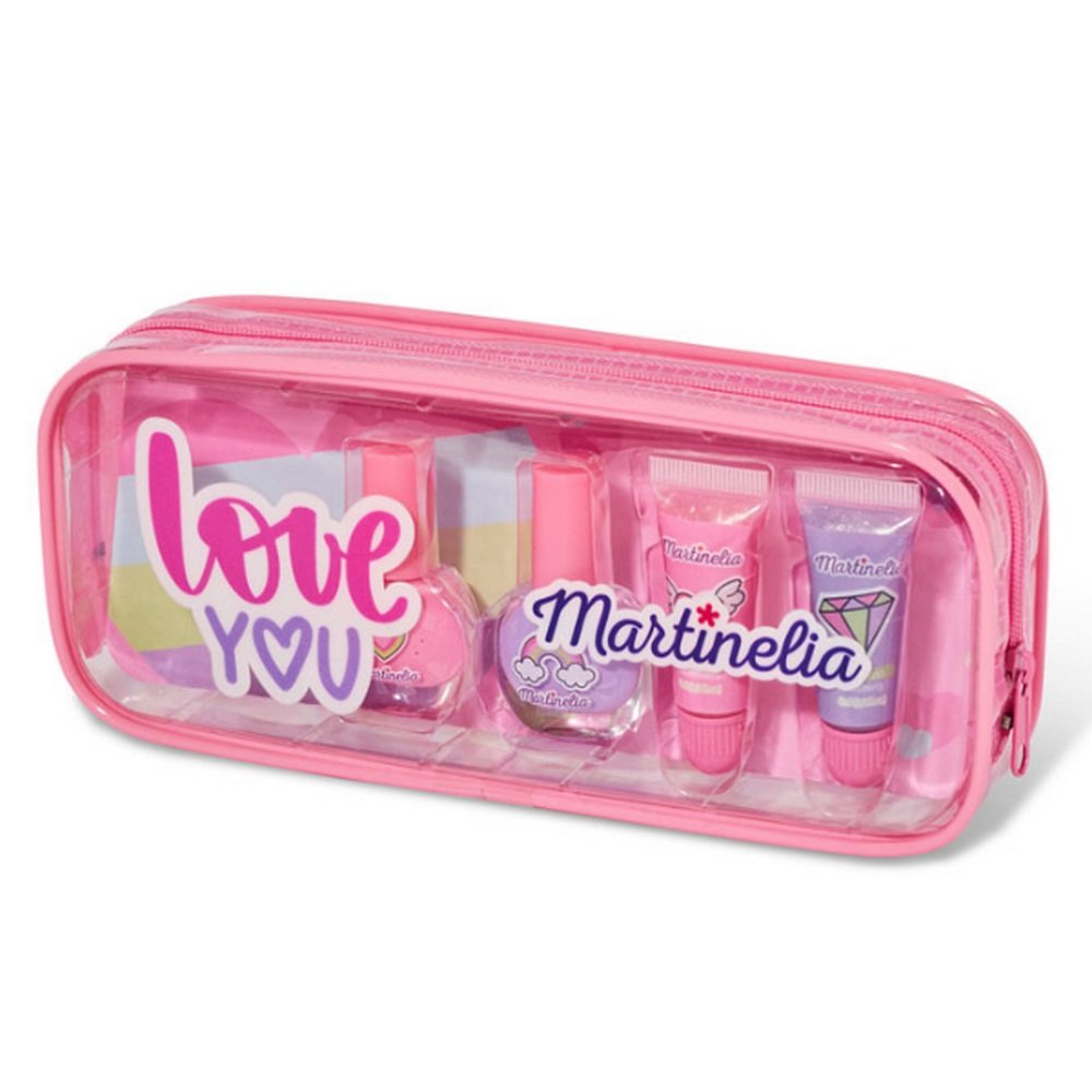  Martinelia Super Girl Nail Polish, Lip Gloss Bag Παιδικό Σετ Νυχιών & Χειλιών, 1σετ
