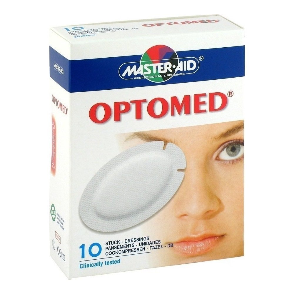 Master-Aid Optomed Οφθαλμικά Αυτοκόλλητα Επιθέματα 96x66mm, 10τμχ