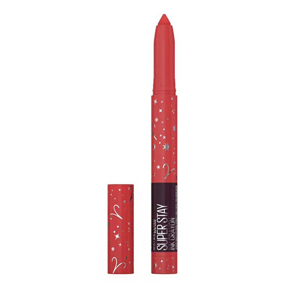 Maybelline Superstay Ink Crayon Matte Zodiac Lipstick Ματ Κραγιόν Νο45 Hustle In Heels, 1.5g