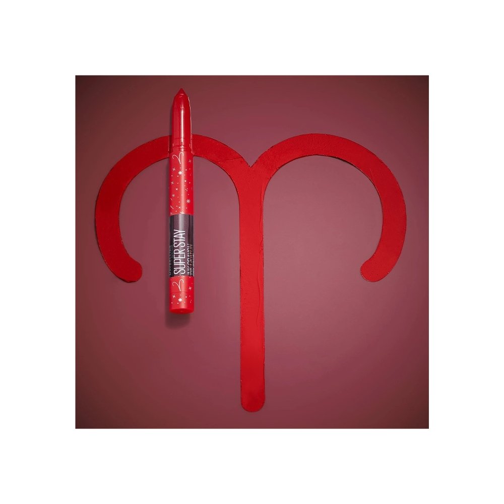 Maybelline Superstay Ink Crayon Matte Zodiac Lipstick Ματ Κραγιόν Νο45 Hustle In Heels, 1.5g