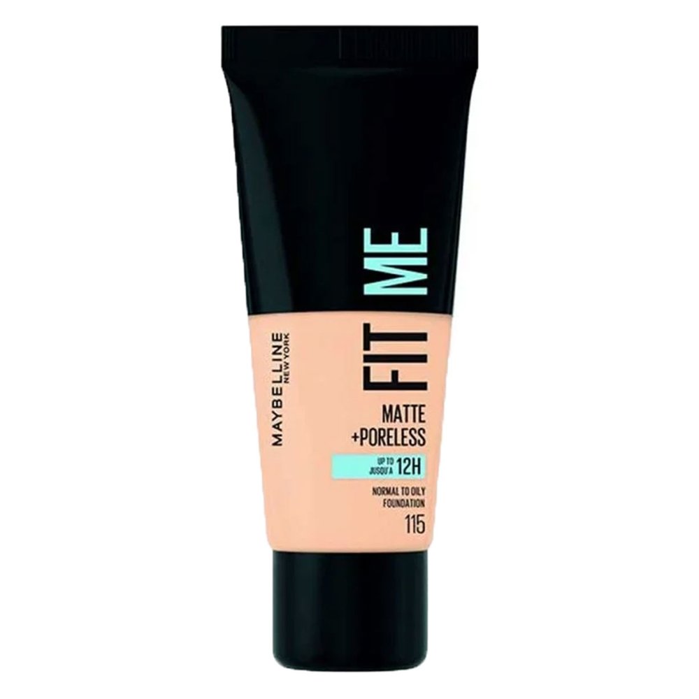 Maybelline Fit Me Matte & Poreless Foundation 115 Ivory, 30ml