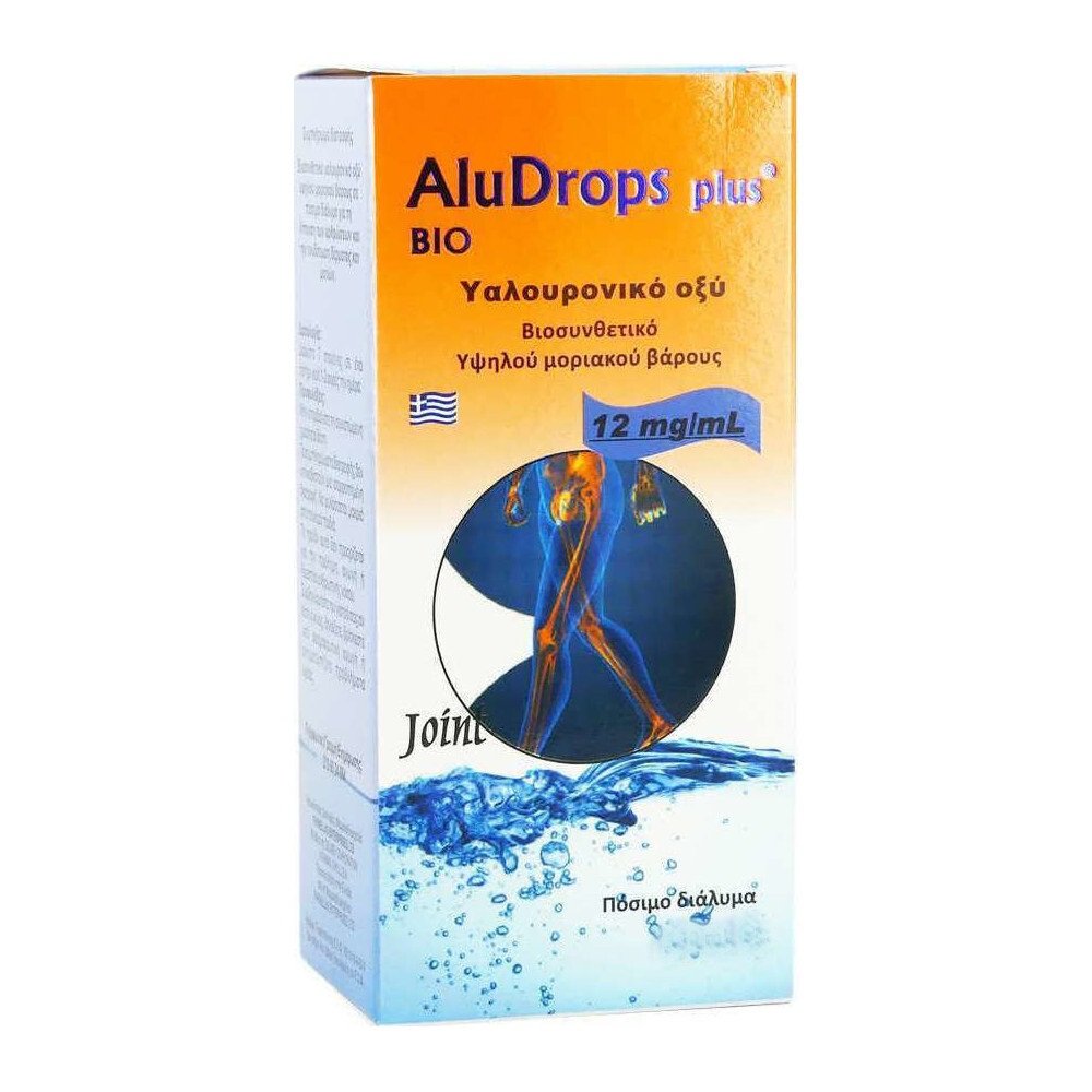 Medichrom Aludrops Plus Bio Hyaluronic Acid Πόσιμο Διάλυμα Υαλουρονικού, 50ml