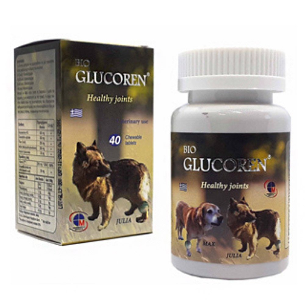 Medichrom Bio Glucoren Healthy Joints Συμπλήρωμα Διατροφής Σκύλου, 40 chewable tabs