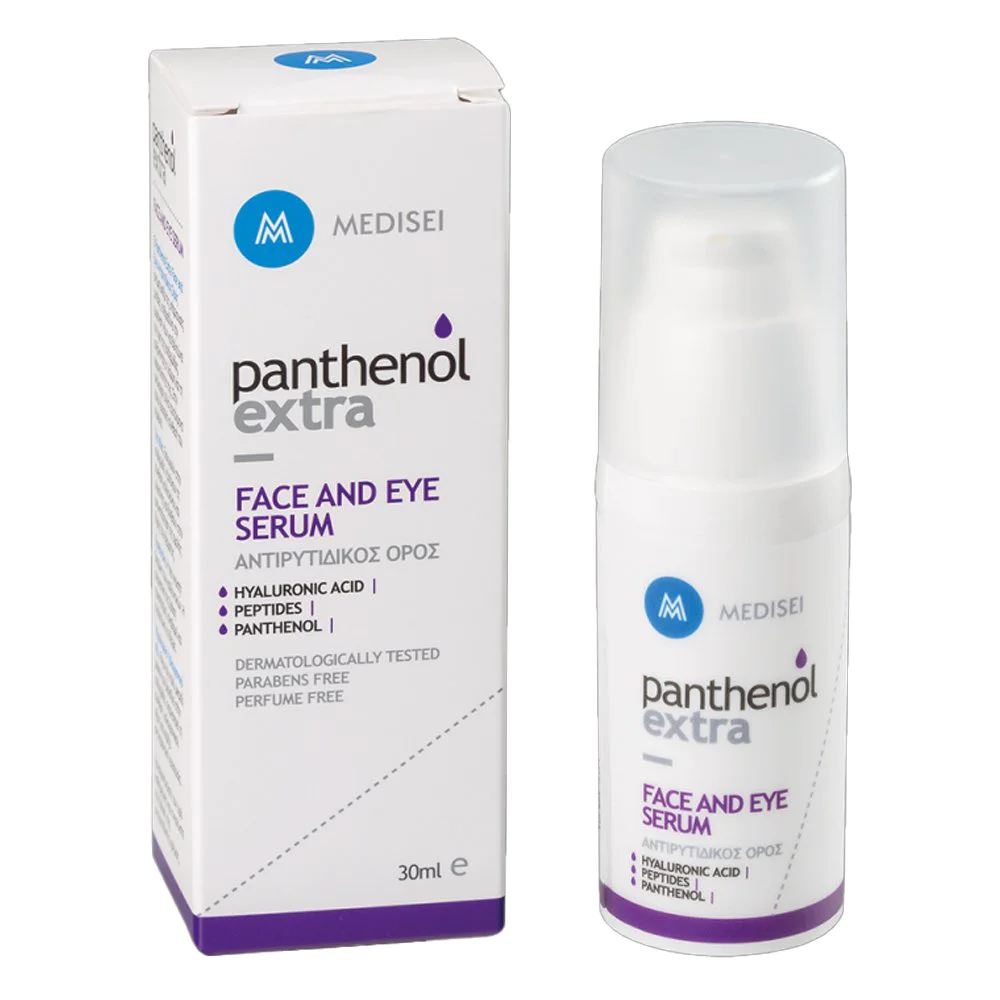 Medisei Panthenol Extra Face and Eye Serum Αντιρυτιδικός Ορός, 30ml Medisei Panthenol Extra Face and Eye Serum Αντιρυτιδικός Ορός, 30ml
