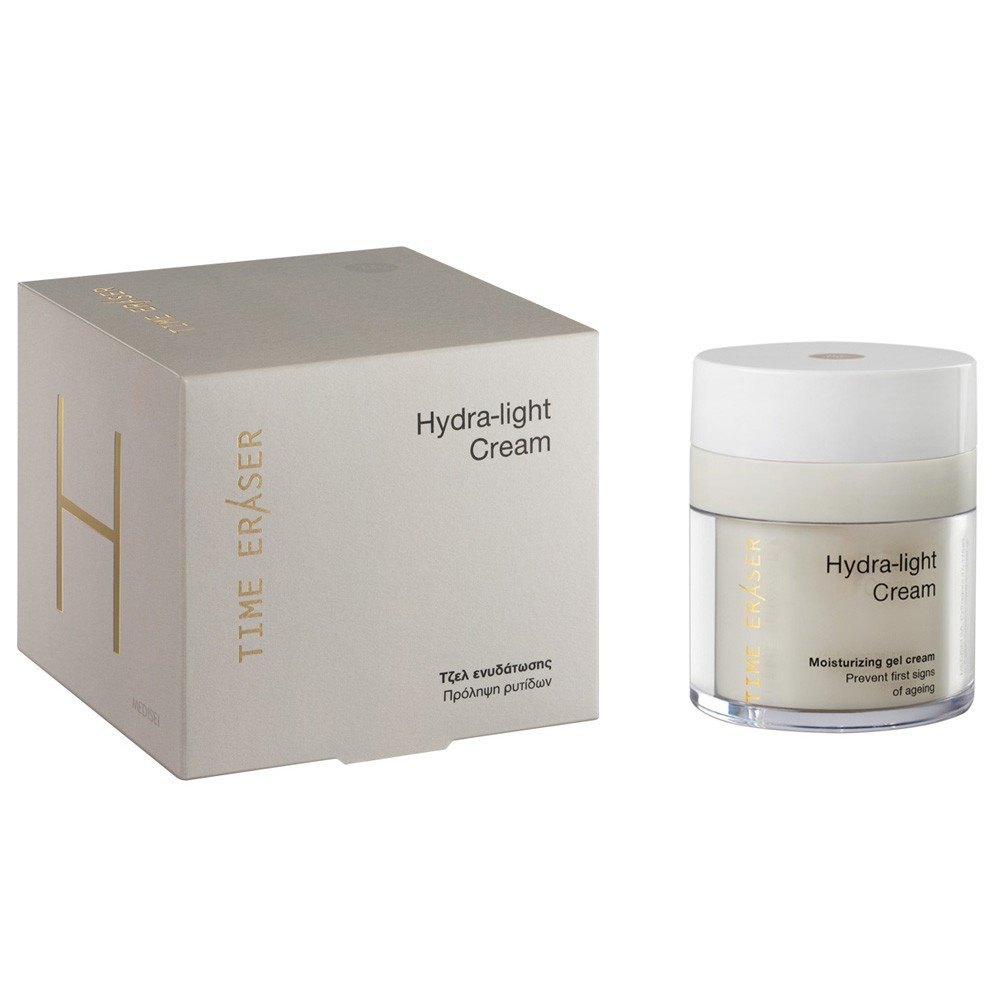 Medisei Time Eraser Hydra-light Cream Ενυδατική Κρέμα - Gel Για Πρόληψη Ρυτίδων, 50ml