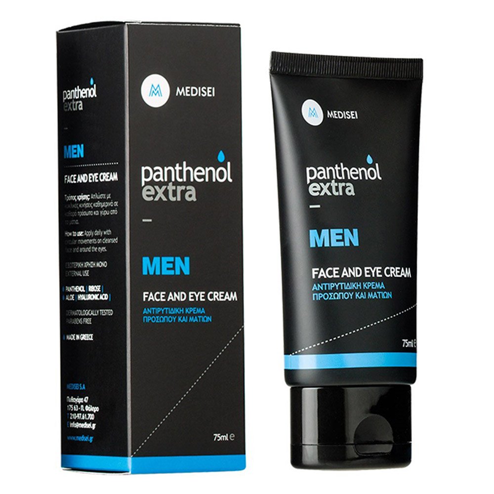 Medisei Panthenol Extra Κρέμα Ματιών & Προσώπου για Άνδρες, 75ml