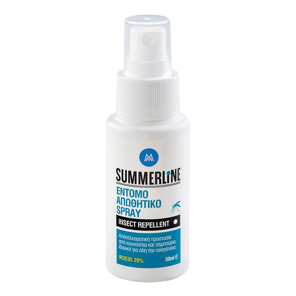 Medisei Summerline Insect Repellent Spray 20%,Εντομοαπωθητικό Spray, 50ml