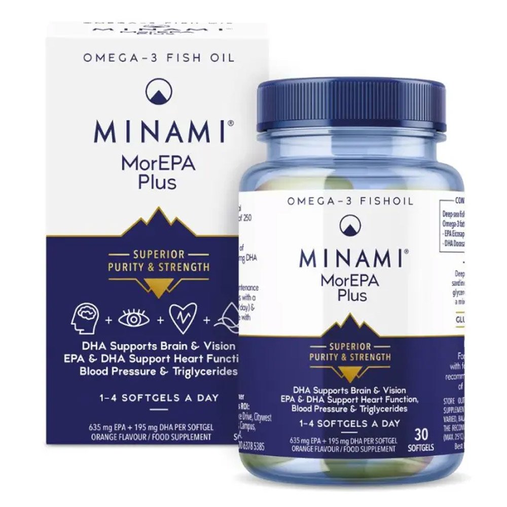 Minami Συμπλήρωμα Διατροφής MorEpa Plus, 60 μαλακές κάψουλες