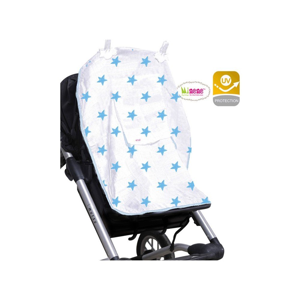 Minene Hλιοπροστασία για το καρότσι Compact Pushchair Sunshade Blue Stars 21344 Minene Hλιοπροστασία για το καρότσι Compact Pushchair Sunshade Blue Stars 21344