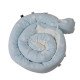 Minene Πολυχρηστικό Μαξιλάρι Snuggly Snake Cotton Σιέλ με Αστεράκια, 1τμχ