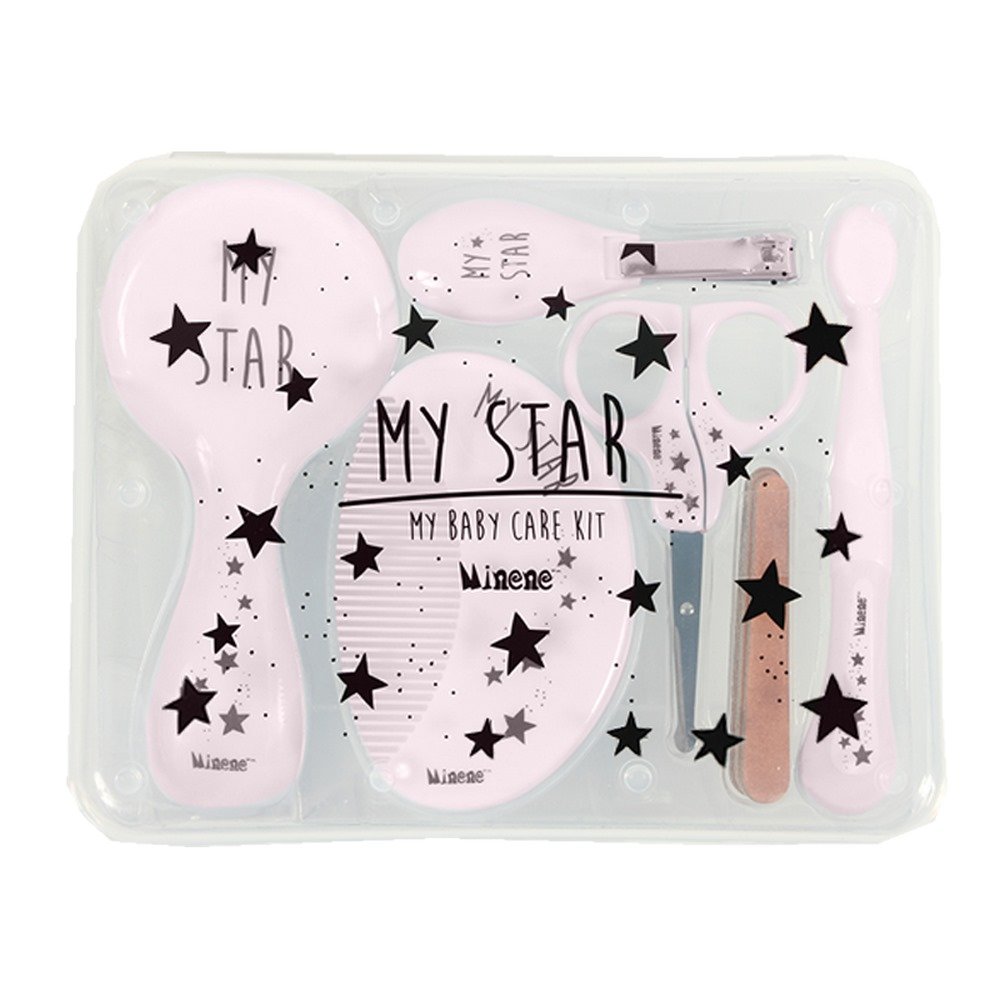 Minene My Star Baby Care Kit Σετ Καθημερινής Φροντίδας Ροζ, 1σετ