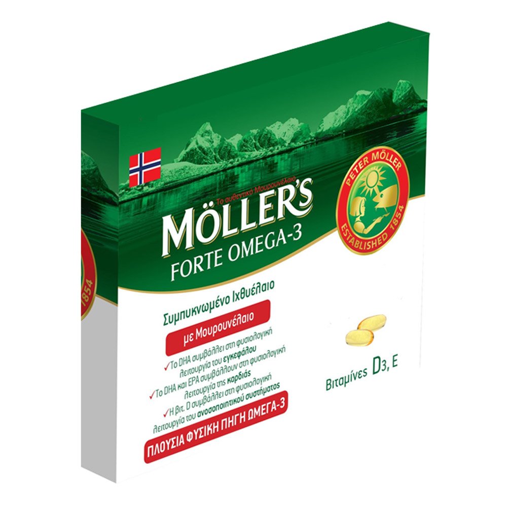 Moller's Μουρουνέλαιο και Ιχθυέλαιο, 30κάψουλες