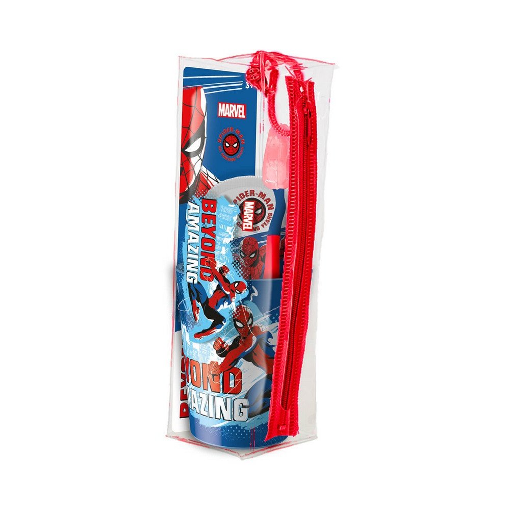 Mr. White Spider Man Παιδικό Σετ Οδοντόβουρτσα, Οδοντόκρεμα, Ποτήρι & Τσαντάκι, 75ml	