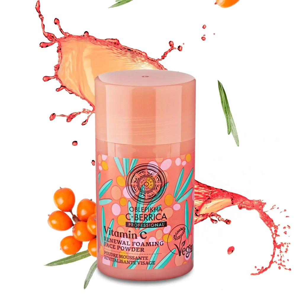 Natura Siberica Oblepikha C-Berrica Renewal Foaming Face Powder Αφρώδης Πούδρα Ανανέωσης Προσώπου, 35gr Natura Siberica Oblepikha C-Berrica Renewal Foaming Face Powder Αφρώδης Πούδρα Ανανέωσης Προσώπου, 35gr