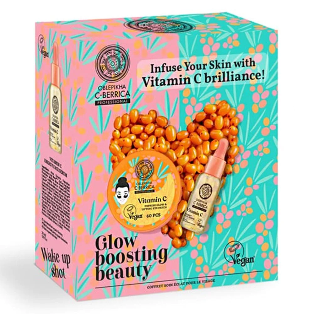 Natura Siberica Oblepikha C-Berrica Glow Boosting Beauty Set Energy Face Serum Ορός Προσώπου, 30ml & Express Glow Eye Patches, 60τμχ, 1σετ Natura Siberica Oblepikha C-Berrica Glow Boosting Beauty Set Energy Face Serum Ορός Προσώπου, 30ml & Express Glow Eye Patches, 60τμχ, 1σετ
