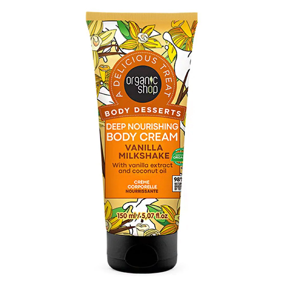 Natura Siberica Organic Shop Body Desserts Κρέμα Σώματος Vanilla Milkshake, 150ml Natura Siberica Organic Shop Body Desserts Κρέμα Σώματος Vanilla Milkshake, 150ml