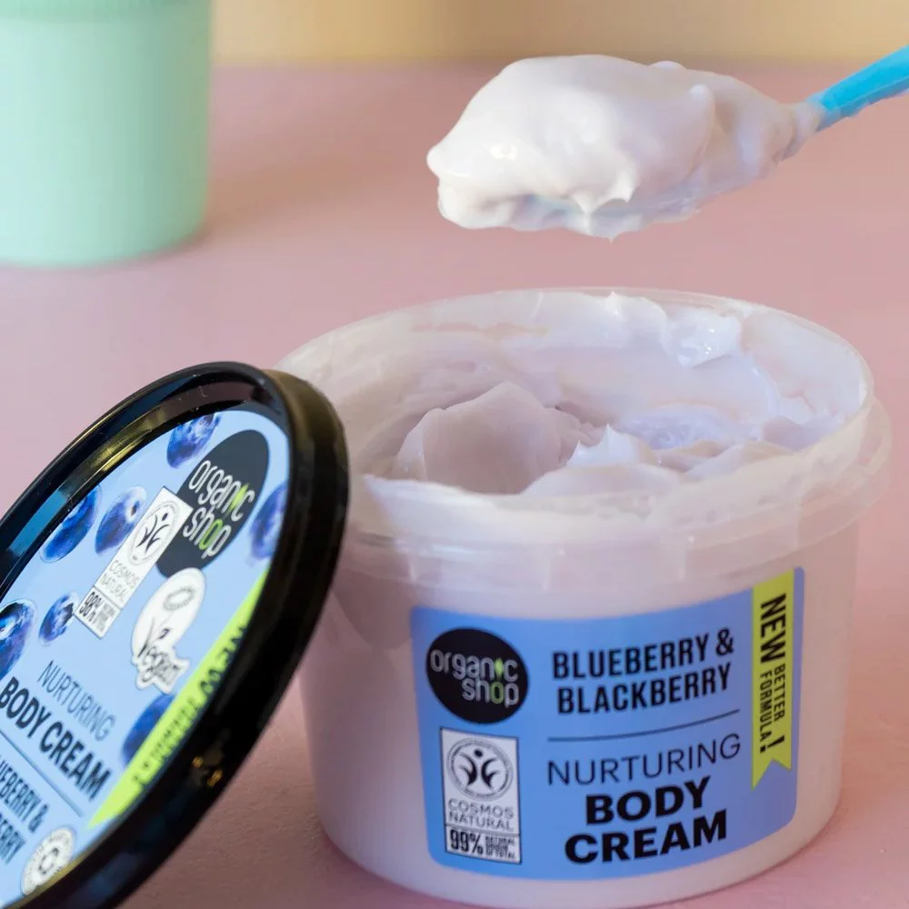 Natura Siberica Organic Shop Θρεπτική Κρέμα Σώματος, Μύρτιλο & Βατόμουρο, 250ml Natura Siberica Organic Shop Θρεπτική Κρέμα Σώματος, Μύρτιλο & Βατόμουρο, 250ml