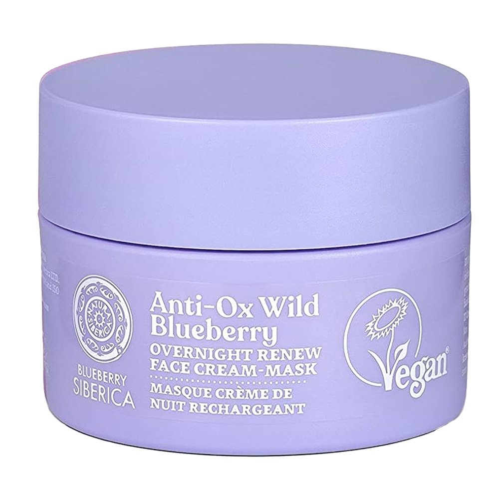 Natura Siberica Anti-Ox Wild Blueberry Overnight Renewing Face Cream-Mask Μάσκα Νυκτός, 50ml