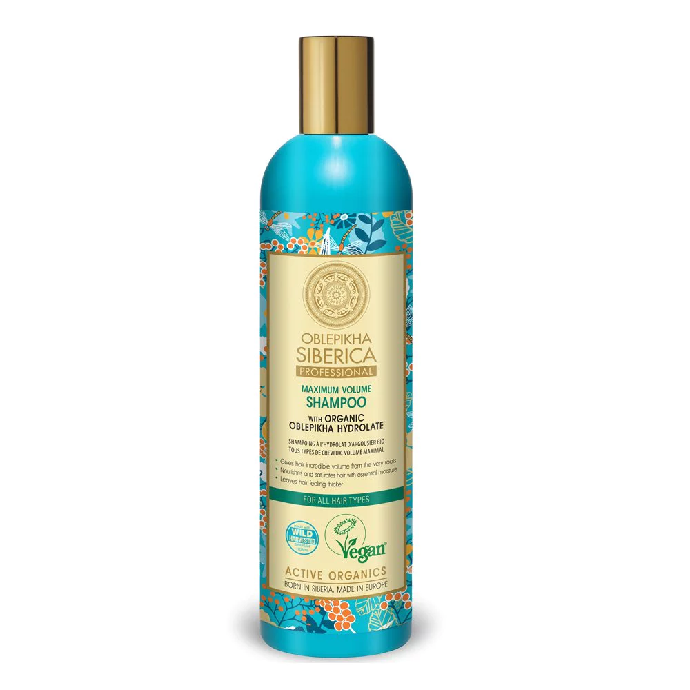 Natura Siberica Oblepikha Shampoo Maximum Volume Σαμπουάν για Όγκο, 400ml Natura Siberica Oblepikha Shampoo Maximum Volume Σαμπουάν για Όγκο, 400ml