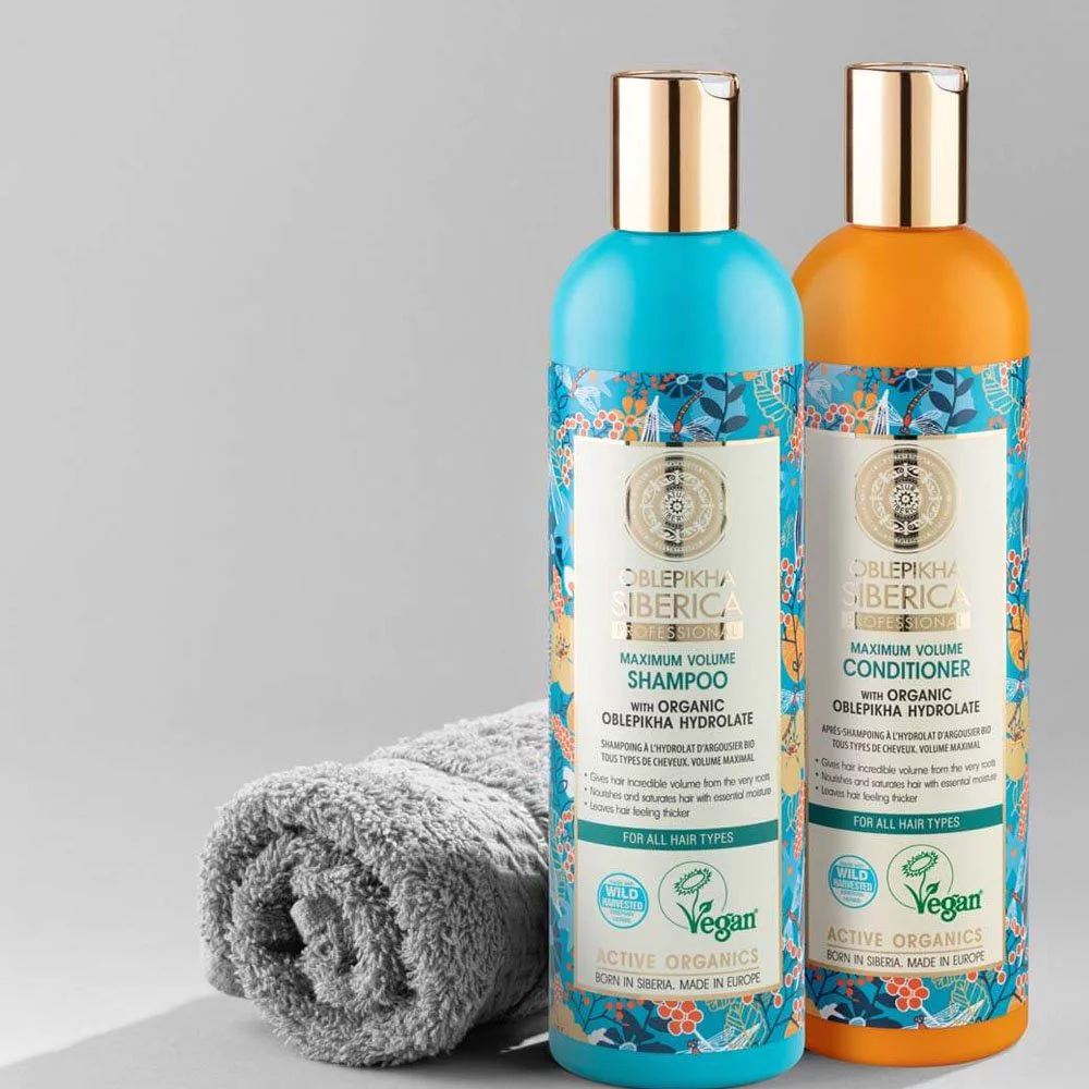 Natura Siberica Oblepikha Shampoo Maximum Volume Σαμπουάν για Όγκο, 400ml Natura Siberica Oblepikha Shampoo Maximum Volume Σαμπουάν για Όγκο, 400ml