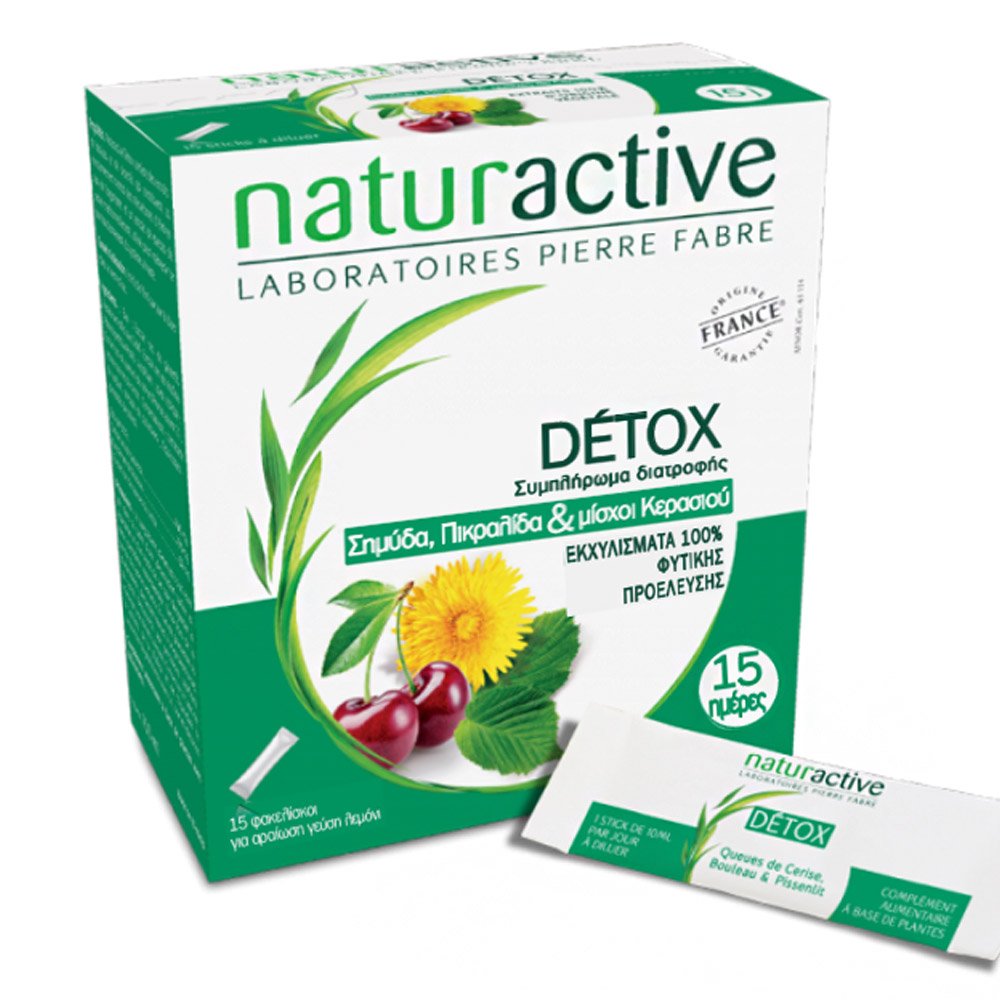 Naturactive Detox Promo Pack Συμπλήρωμα Διατροφής για Αποτοξίνωση με Εκχυλίσματα 100% Φυτικής Προέλευσης, 15sticks & ΔΩΡΟ 5sticks