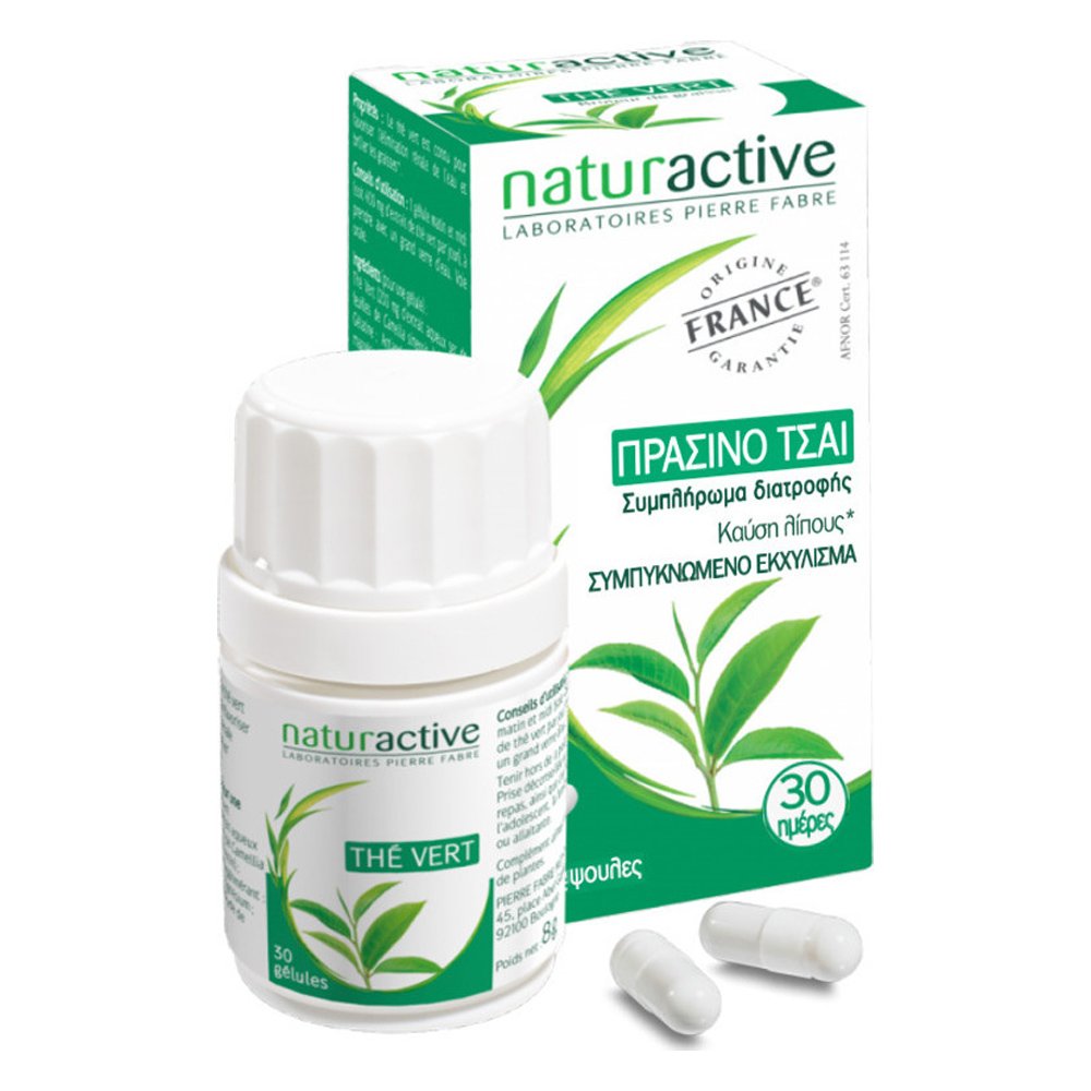 Naturactive Green Tea Λιποδιαλυτικό Συμπλήρωμα Διατροφής Με Συμπυκνωμένο Εκχύλισμα απο Πράσινο Τσάι, 60caps