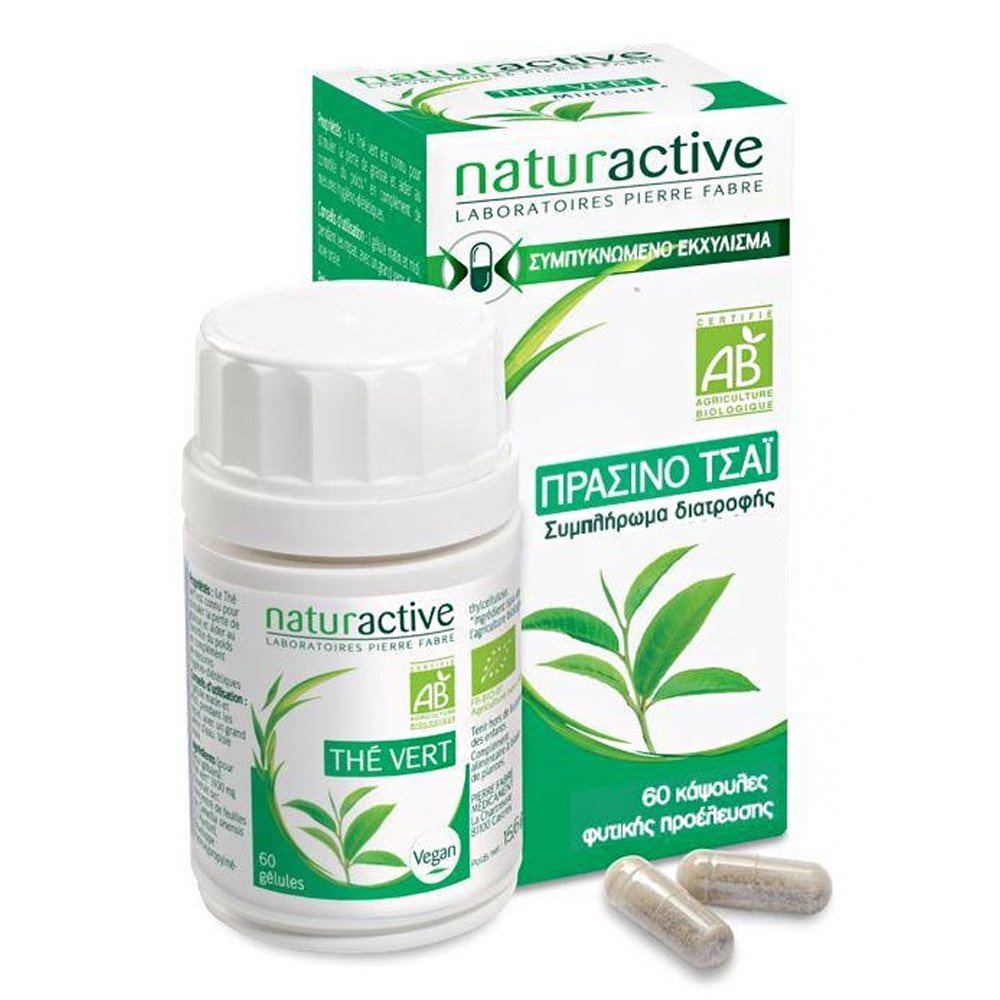 Naturactive Promo Συμπλήρωμα Διατροφής Πράσινο Τσάι για Καύση Λίπους, 60 κάψουλες (-15%)