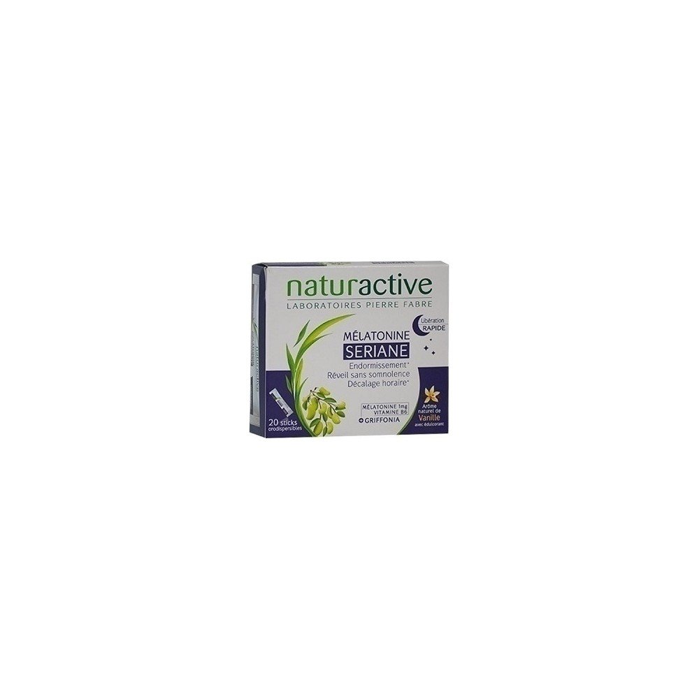 Naturactive Seriane Melatonine Συμπλήρωμα Διατροφής για την Αντιμετώπιση της Αϋπνίας 20 sticks