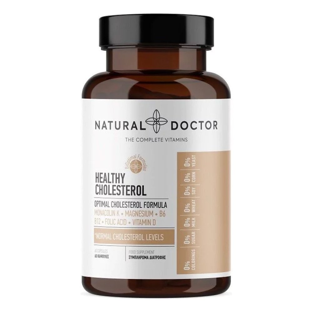 Natural Doctor Healthy Cholesterol Συμπλήρωμα Διατροφής για τη Χοληστερόλη, 60 κάψουλες