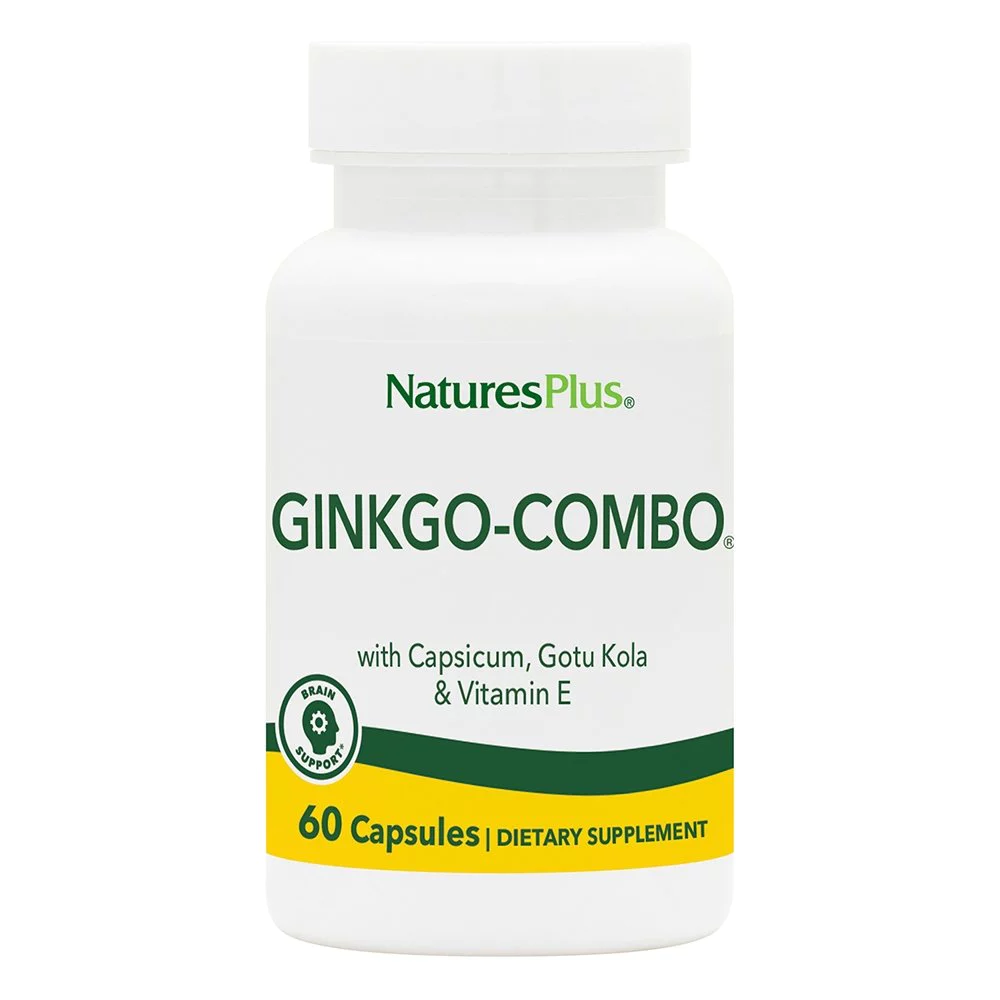 Natures Plus Ginkgo Combo, 60caps