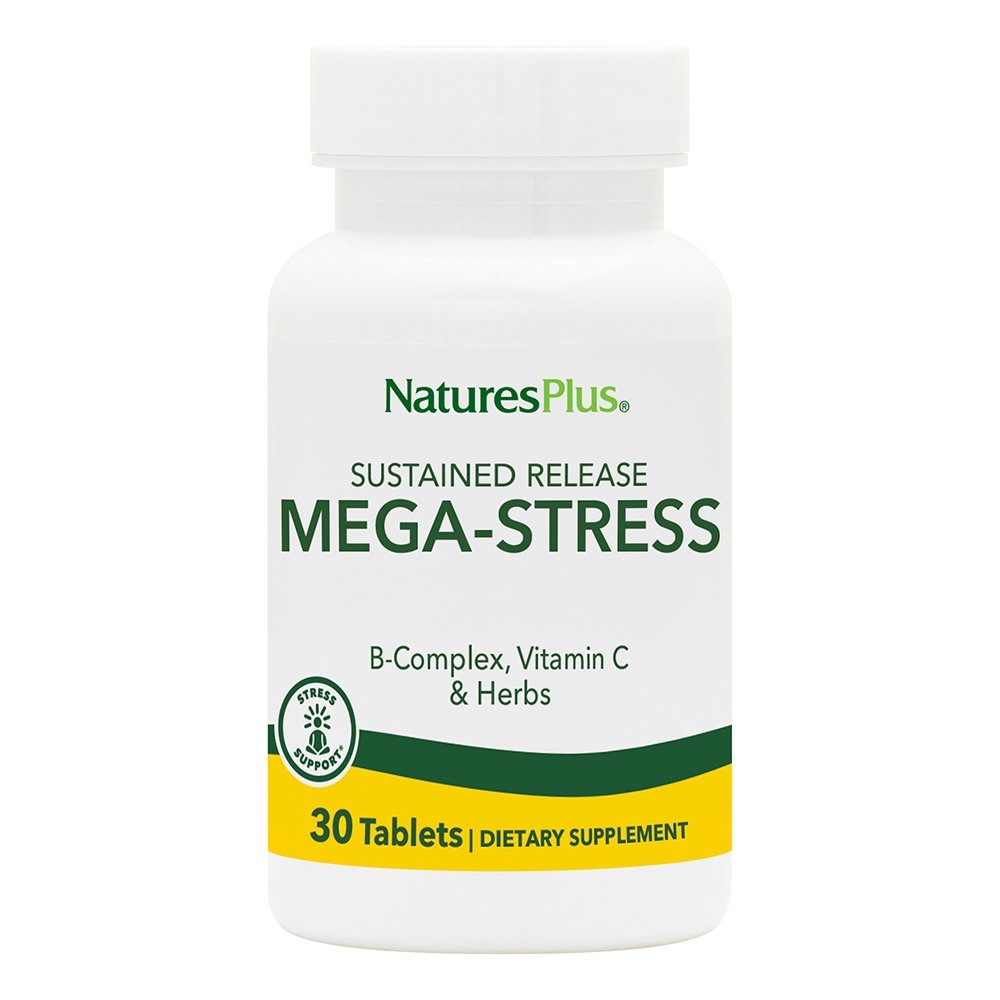 Natures Plus Mega Stress Complex Φόρμουλα κατά του Άγχους, 30 tabs