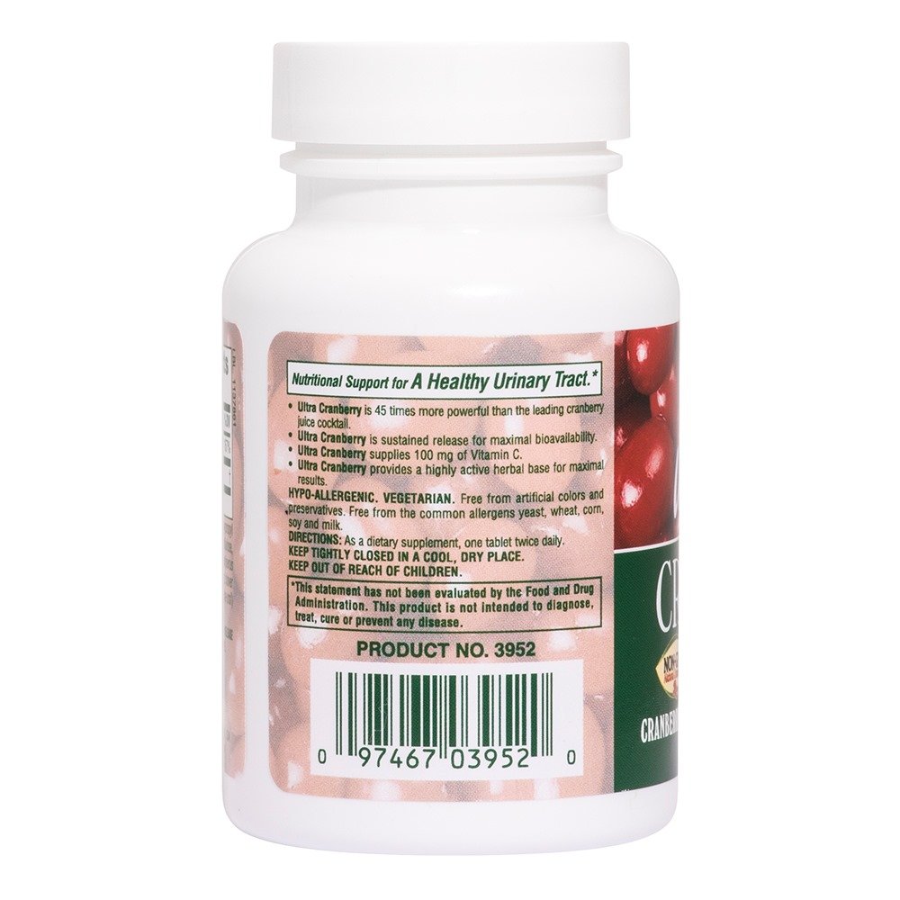 Natures Plus Ultra Cranberry 1000 mg για Ενίσχυση του Ουροποιητικού Συστήματος, 60tabs