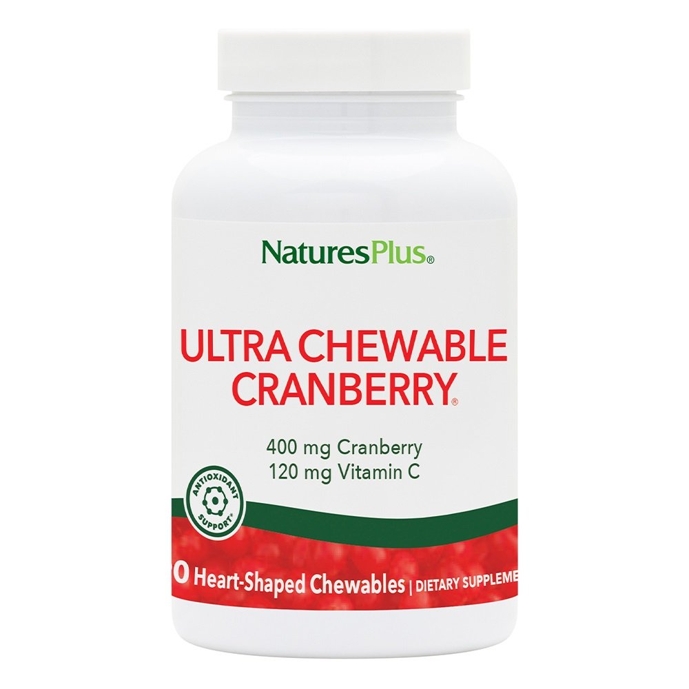 Natures Plus Ultra Chewable Cranberry, 90chew.tabs