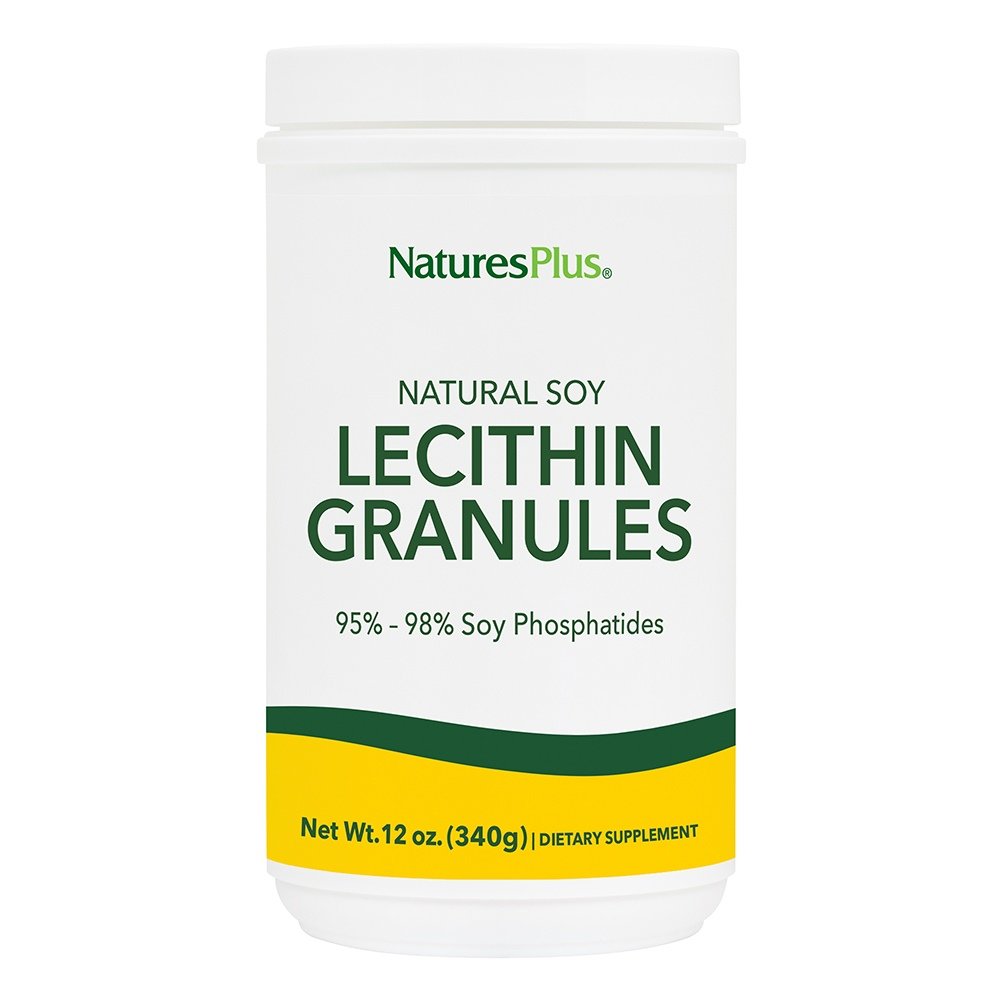 Natures Plus Lecithin Granules Λεκιθίνη Σόγιας σε Κόκκους, 340gr