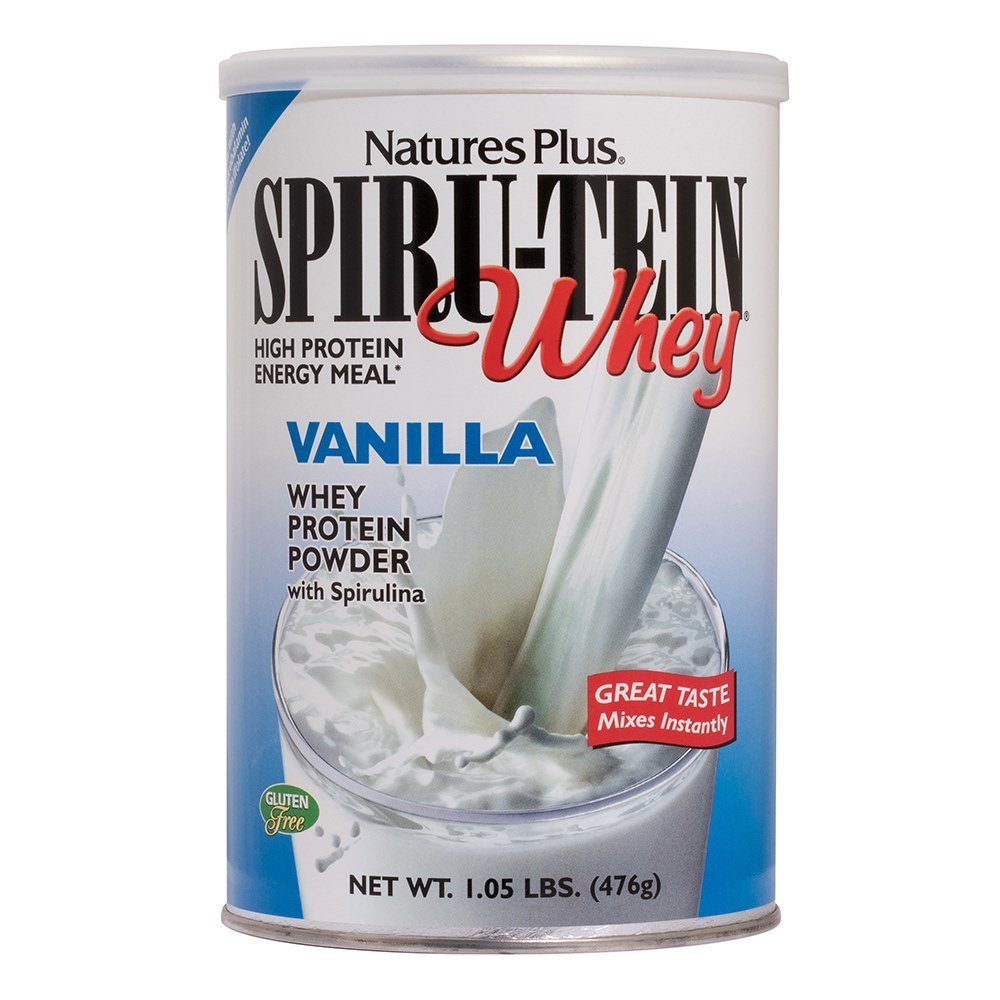 Natures Plus Spiru-Tein Whey Vanilla Ρόφημα Πρωτεΐνης με Βανίλια, 476 gr 