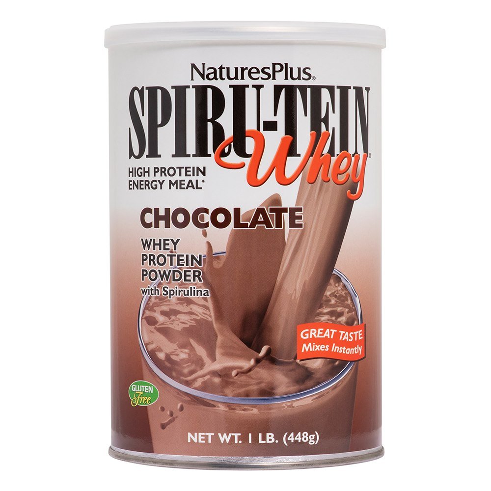 Natures Plus Spiru-Tein Whey Chocolate Ρόφημα Πρωτεΐνης με Σοκολάτα, 448 gr 
