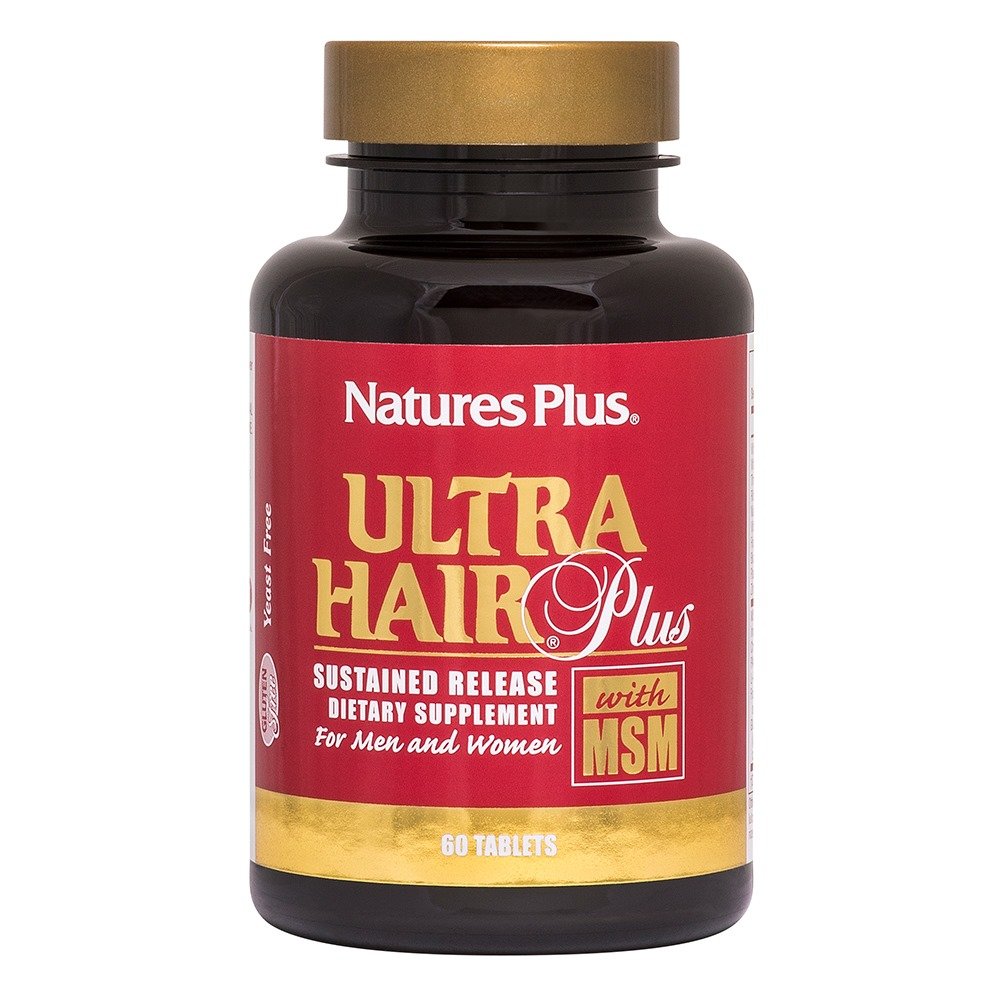 Natures Plus Ultra Hair Plus Φόρμουλα Αναζωογόνησης για τα Μαλλιά, 60tabs