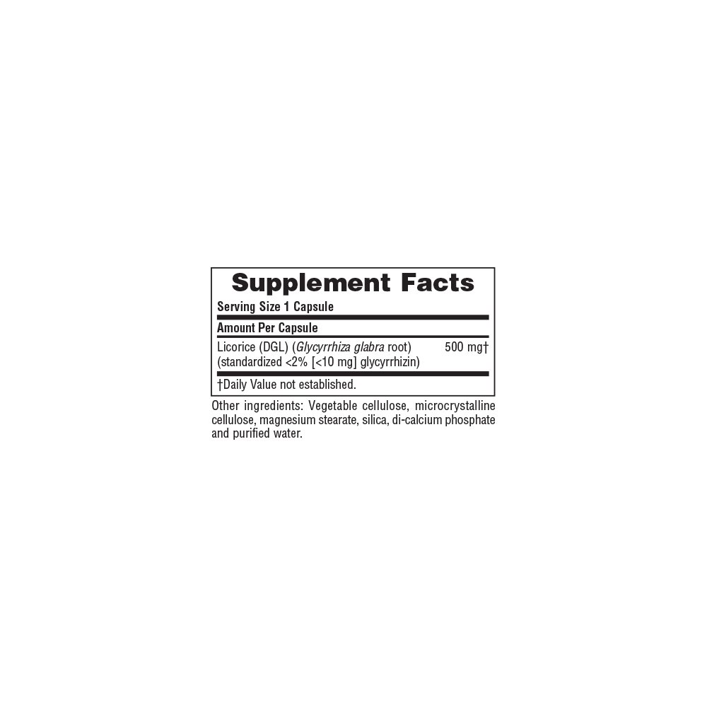 Natures Plus Licorice (DGL) 500 mg Συμπλήρωμα με Εκχύλισμα Γλυκόριζας, 60caps