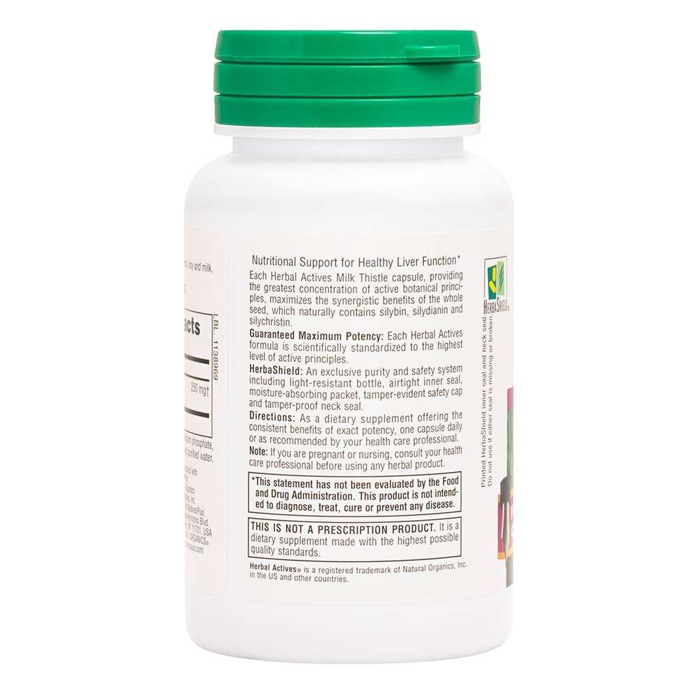 Natures Plus Milk Thistle 250 mg Διατροφικό Συμπλήρωμα με Γαϊδουράγκαθο, 60caps