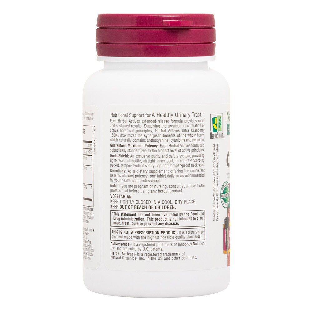 Natures Plus Ultra Cranberry Extended Release 1500mg, 30tabs