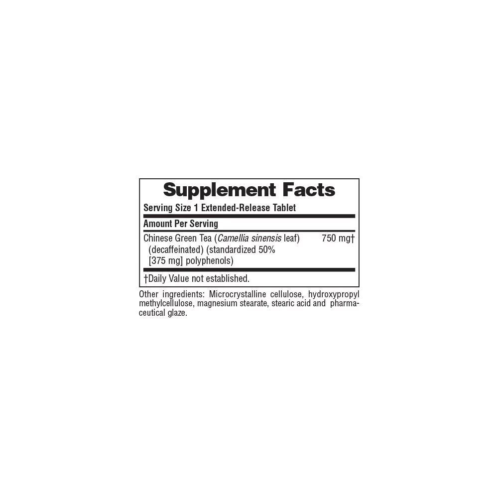 Natures Plus Green Tea Extended Release 750mg Συμπλήρωμα με Εκχύλισμα Πράσινου Τσαγιού, 30tabs Natures Plus Green Tea Extended Release 750mg Συμπλήρωμα με Εκχύλισμα Πράσινου Τσαγιού, 30tabs